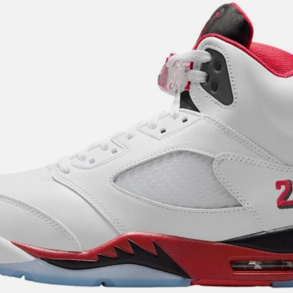 Nike Air Jordan 5 Retro Fire Red 2025 Men Shoes NEW "MULTIPLE SIZE" - Picture 2 of 6